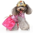 thumbnail image 1 of UOSIA Princess Dog Costume Pink Princess Dress, Cute Queen Dog Halloween Costume, 1 of 7