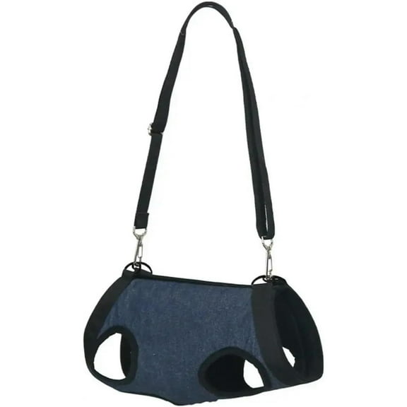 UOSIA Small Dog Carry Sling Dog Lift Harness Adjustable Breathable Puppy Support Harness,Blue,L