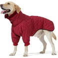 thumbnail image 1 of UOSIA Warm Dog Coat with Double Zipper, Winter Dog Clothes for Small Medium Large Dogs, 1 of 6
