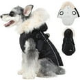 thumbnail image 1 of UOSIA Winter Coat with Waterproof Fabric and Hood, Dog Jacket with Reflective Strap, 1 of 6