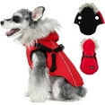 thumbnail image 1 of UOSIA Winter Coat with Waterproof Fabric and Hood, Dog Jacket with Reflective Strap, 1 of 6
