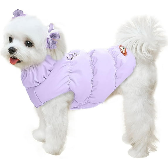 UOSIA Winter Warm Dog Jacket for Small Medium Dogs Cat Cold Weather Coats
