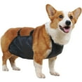 thumbnail image 1 of UOSIA Waterproof Corgi Raincoat - Dog Belly Vest & Chest Protector, Breathable, Anti-Dirty Pet Apparel for Dogs,L,grey, 1 of 7