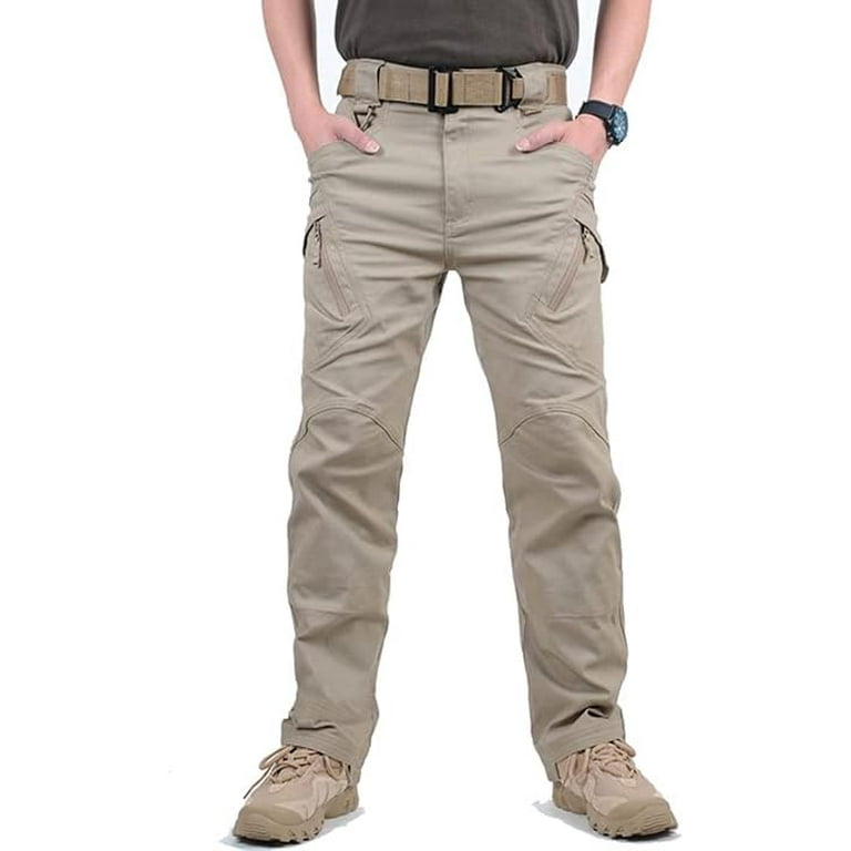 UOY IX9 Soldier Tactical Waterproof Pants Outdoor Combat Hiking Tactical Ripstop Cargo Pants Outdoor Hiking Work Pants Khaki X Large Walmart