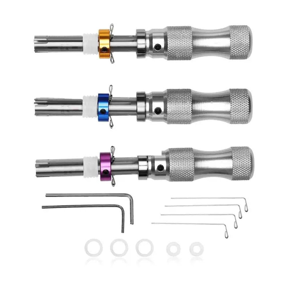 Banggood Huk 3 Piece Tubular Lock Impressioning Tool Set UOYOT 3 Piece Tubular Lock Pick Set,Professional Locksmith Lock Picking