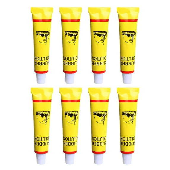 UOYOTT 1-8Pcs Bicycle Tire Inner Tube Patching Glue Rubber Cement Adhesive Repair6 C6R7