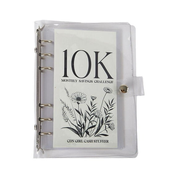 UOYOTT 2024 New 12-Month Envelopes Challenge Binder, Money Saving Photo Album Binder, Book Save Cash with to Budget Funny Envelopes