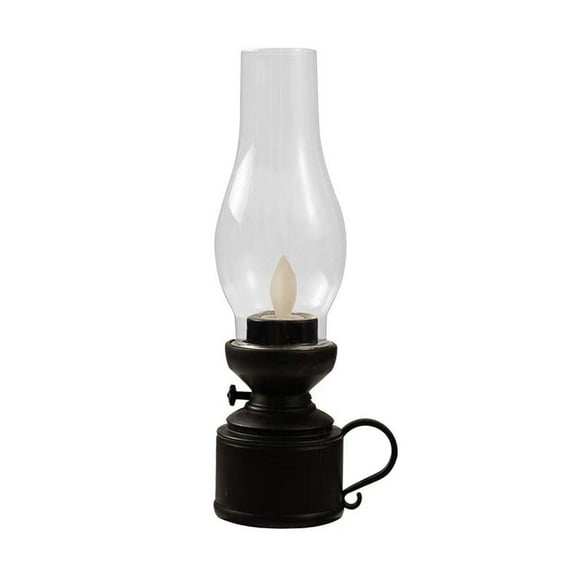 UOYOTT 1x Retro Flameless Table Lamp LED Kerosene Lamp Bedside Tables Oil Lamp Hot I3A3