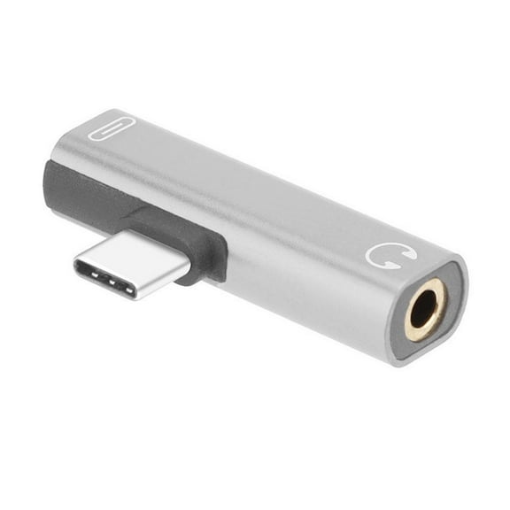 Clearance! 2IN1 USB C Type-C to 3.5mm Jack AUX Earphone Audio Charger Converter Prof C8K8