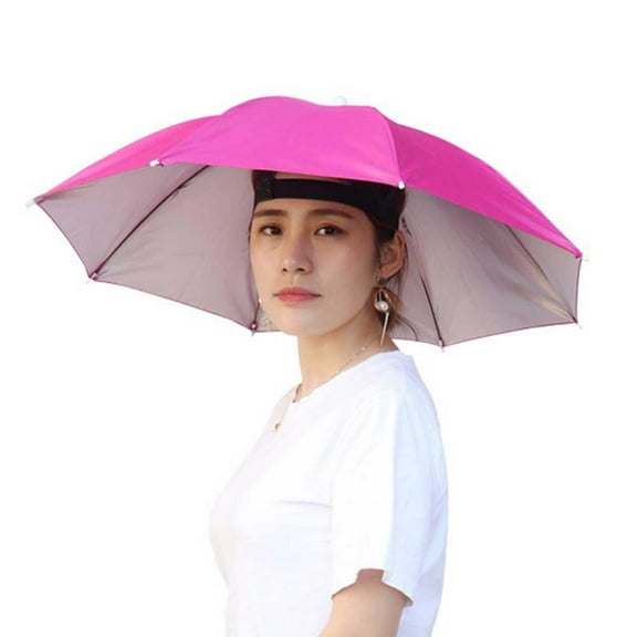 UOYOTT Adjustable Umbrella Hat for Outdoor Activities Rain and Sun Protection in Multiple Colors