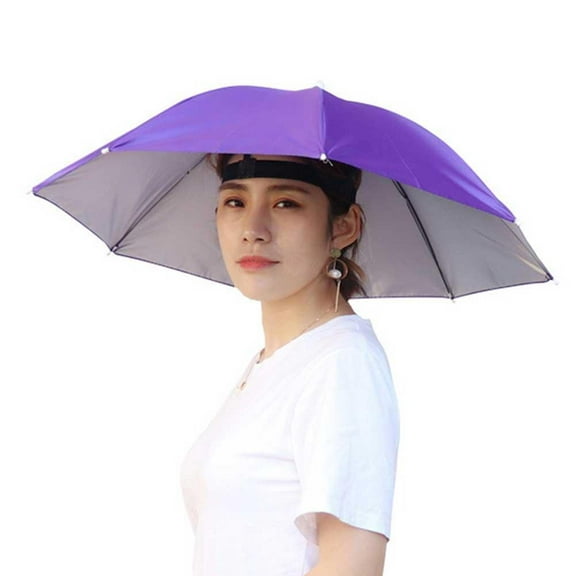 UOYOTT Adjustable Umbrella Hat for Outdoor Activities Rain and Sun Protection in Multiple Colors