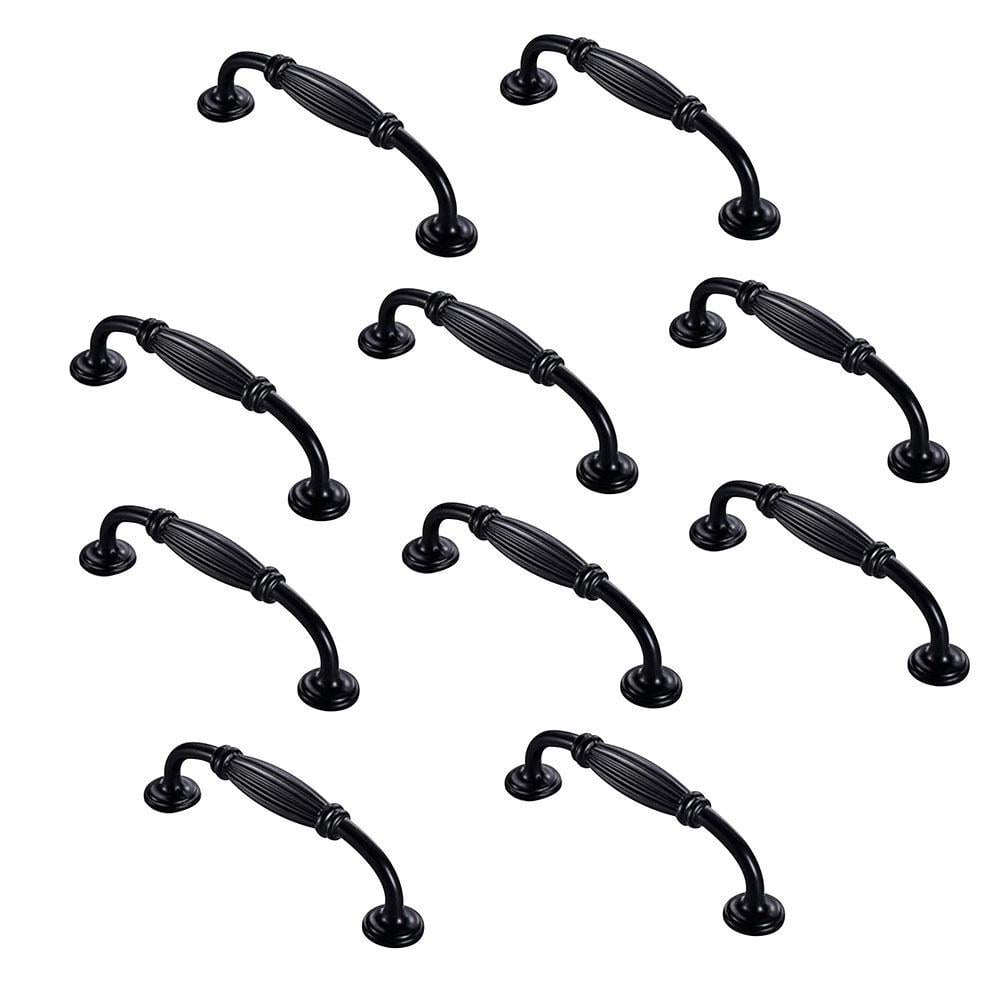 UOYOTT Black Modern Cabinet Handles T Bar Pulls Kitchen Drawer Hardware ...