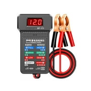 UOYOTT Car Battery Tester LCD Digital Battery Analyzer 12V Tester Load Charging I6O8