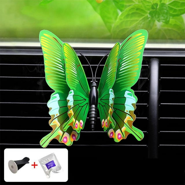 UOYOTT Dynamic Butterfly Car AirOutlet Perfume Clip Auto Center Console