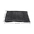 thumbnail image 1 of Microfibre Car Drying Towel Super Absorbent Grey Large Thick Polishing Cloths \^ Q9Q5, 1 of 8