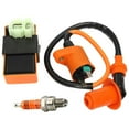 thumbnail image 1 of UOYOTT Performance Racing 6 Pins CDI Box Ignition Coil A7TJC Spark Plug For GY6 ATV Moped 110 50 150cc 125 80 Carts Scooter Go D2K2, 1 of 5