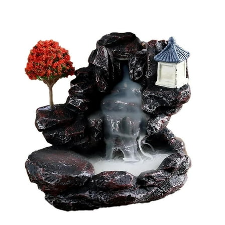 UOYOTT Waterfall Incense Holder Censer Incense Cone Holder Backflow Burner μ