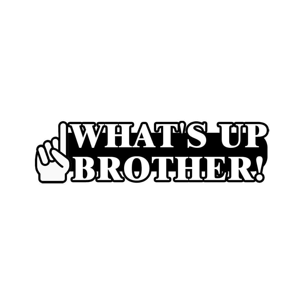 UOYOTT What's Up Brother Sticker, Whats Up Brother Sketch Sticker Decal ...