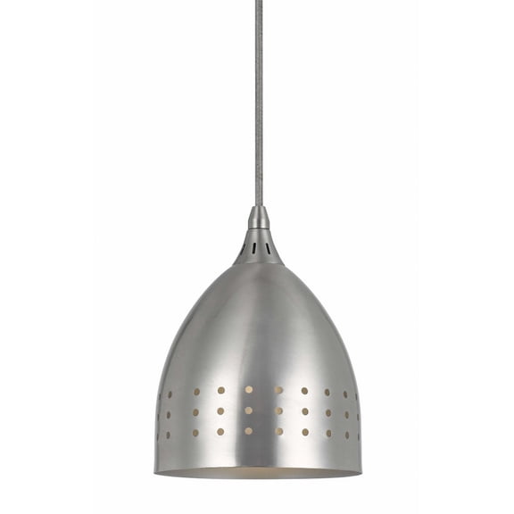 UP-1007/6-BS Cal Lighting Uni Pack - 1 Light Pendant-9.1 Inches Tall and 6.5 Inches Wide