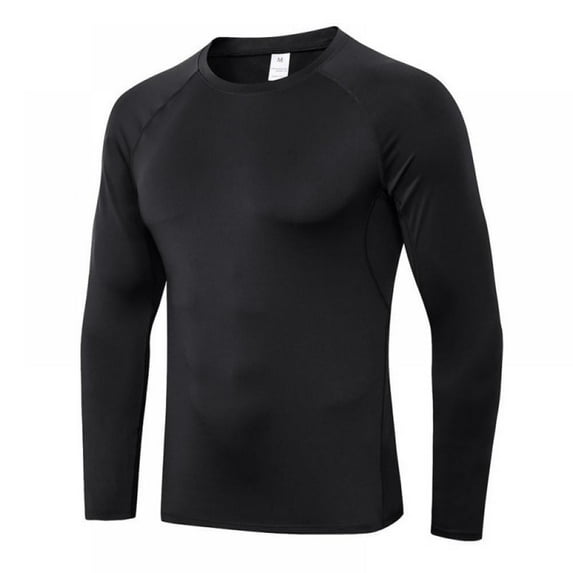 UP TO 15% OFF! Men's Compression Quick Dry Workout Shirt Long Sleeve Tank Tops Undershirts S-2XL