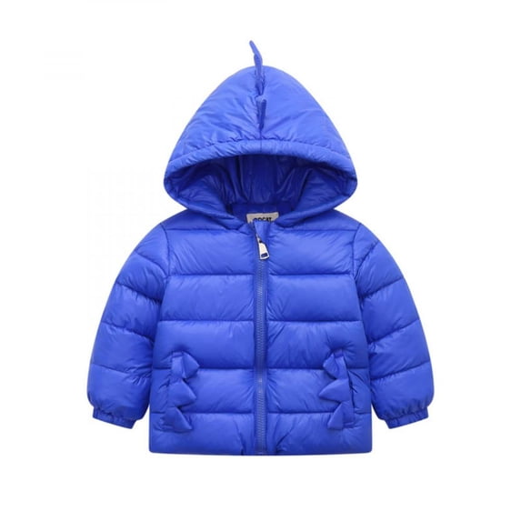 UP TO 15% OFF! Toddler Baby Girls Boys 3D Dinosaur Hooded Jacket Autumn Winter Coat Kids Zipper Up Outwear Warm Clothes
