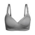 thumbnail image 1 of UP TO 15% OFF! Women's Nursing Shaping Foam Wirefree Bra, Gray, 34/75CD 36/80AB, 1 of 6