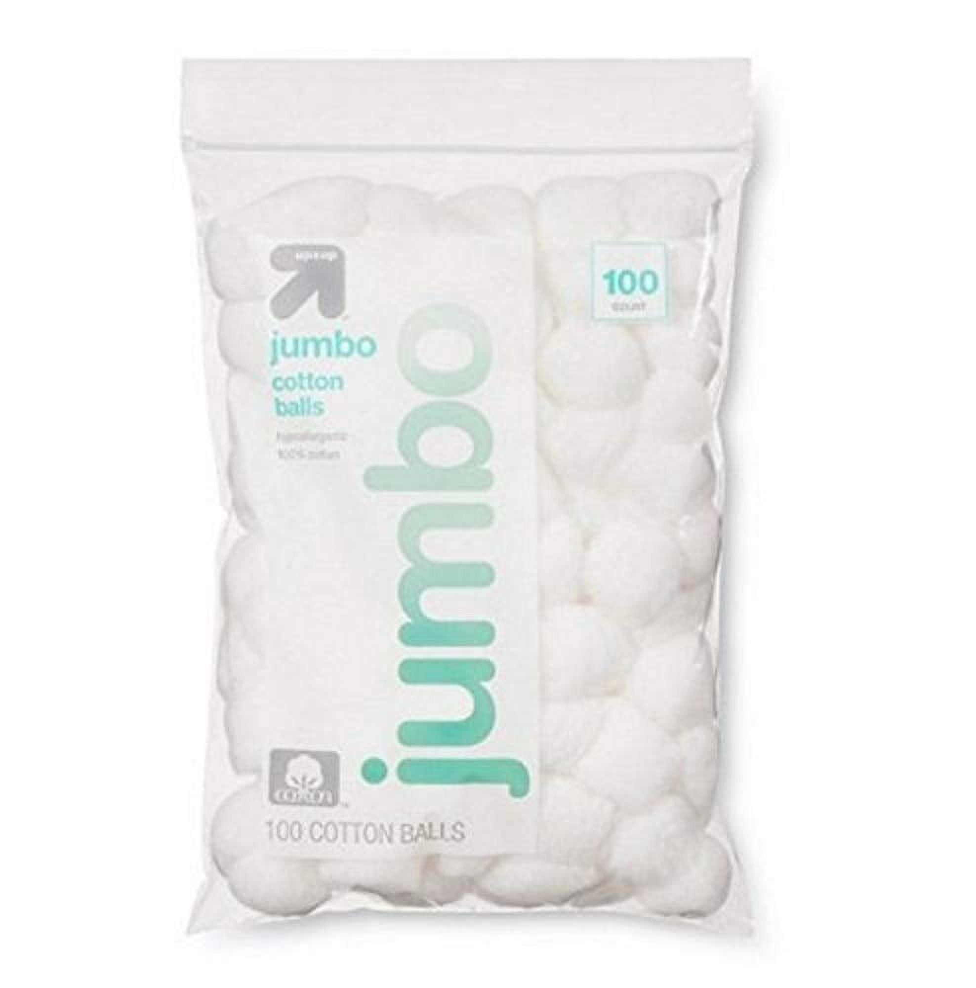 UP&UP Jumbo Cotton Balls - 100ct (Pack of 6)