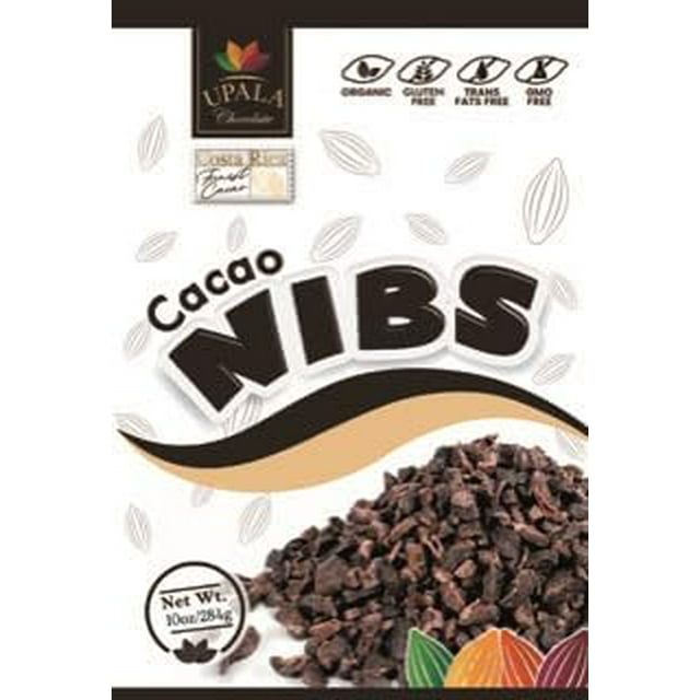 UPALA Organic Cacao Nibs, YPF5 100 Criollo Cacao, GlutenFree