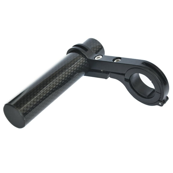 UPANBIKE Bike Handlebar Extender, Carbon Fiber Bracket, Aluminum Alloy Clamp, Black, 10cm Single clamp