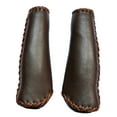 thumbnail image 1 of UPANBIKE Bike Handlebar Grips Ergonomic Design Handmade Sewing Push On Leather,Coffee, 1 of 8