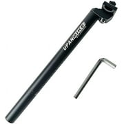 UPANBIKE Bike Seat Post φ 27.2, 13.8inch (350mm) Bicycle Aluminium Alloy Seat Post with Micro Adjust Clamp