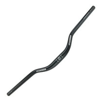 UPANBIKE Mountain Bike Handlebar MTB Bicycle Long Handlebar Riser Bar φ31.8mm 700mm (27.6inch) Long 50mm riser, Black