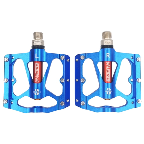 UPANBIKE Mountain Bike Pedals MTB Pedals Bicycle Flat Pedals Aluminum 9/16" Sealed Bearing Lightweight Platform for Road Mountain BMX MTB Bike