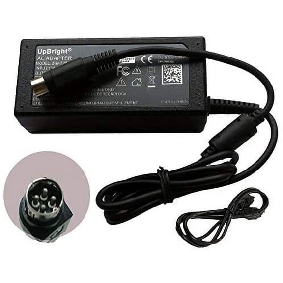 4-Pin DIN AC/DC Adapter for A-comData HD080U2FE-72 HD080U2E5-72 HD080U2FE72 HD080U2E572 External Hard Disk Drive HDD HD Acom Data Power Supply Cord Cable PS Charger
