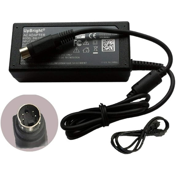 4-Pin DIN AC/DC Adapter for W-estern D-igital WD WD6400H1U WD1200B007 Hard Disk Drive HDD HD 12V 5A Power Supply Cord Cable Charger (for 4-Pin Connector . NOT Barrel