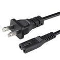thumbnail image 1 of 3FT 2-Prong AC in Power Cord Compatible for Samsung LED LCD Full HD TV Television UN60F7450AF UN60F8000BF UN60ES7100F UN60ES6100F UN60ES6500F UN60ES7500F Repalcement Power Charger Cable, 1 of 1
