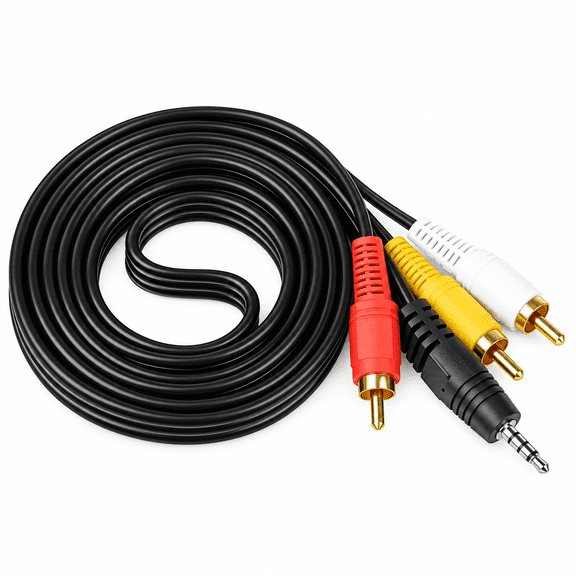 Replacement RCA Audio Video AV Cable Compatible with MAAXTV LN5000HD IPTV