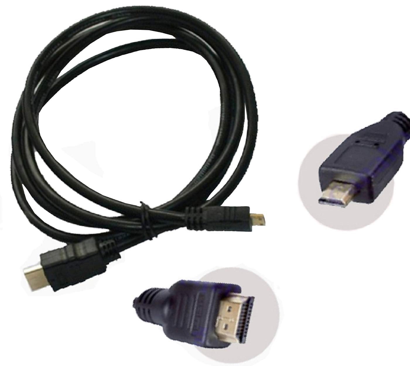 Mini HDMI Cable Cord for Panasonic Lumix DMC-ZS3 DMC-FZ47 DMC-FZ40