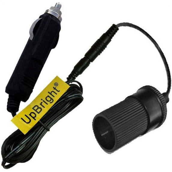 Car Adapter Extension Cord for C-igarette Lighter Plug for Suaoki Model: S601 220Wh/20000mAh Solar Battery Portable Generator Power Source Auto Vehicle Power Supply Cord Battery Charger