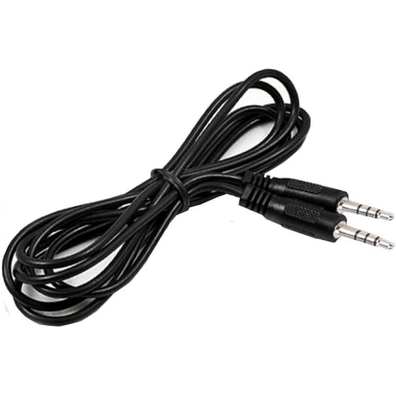 AV Out to AUX In Cable Audio / Video Cable Cord for Trutech LMD-5702RT TrueTech 7 inch Dual Screen Portable DVD LCD