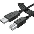 thumbnail image 1 of USB Cable Computer PC Laptop Data Sync Cord for T-ASCAM US-600 US600 USB Audio/MIDI Interface D01140120B TEAC Professional, 1 of 1