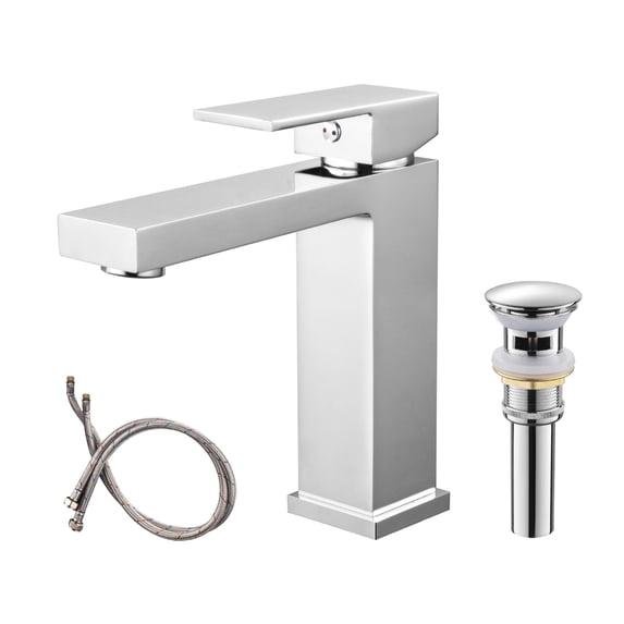 Legion Furniture ZY2416-C 1.5 GPM Brass UPC Faucet, Drain-Chrome