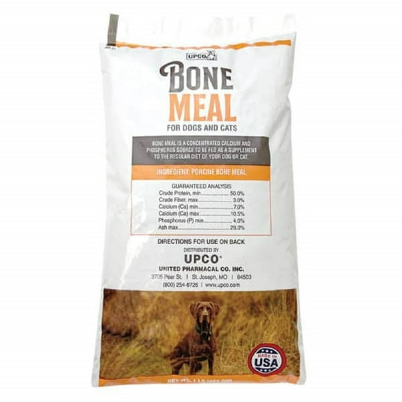 UPCo Bone Meal Supplement for Dogs and Cats (1Lb Bag)