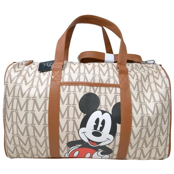 UPD Mickey Mouse 16" Travel Duffel Bag, Beige