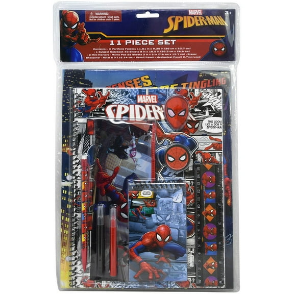 Marvel Spider-Man 11 Piece Stationery Set