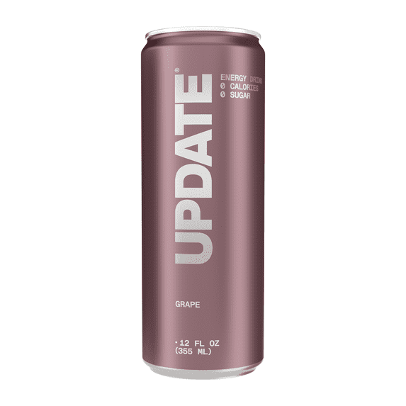 UPDATE Zero Sugar Energy Drink, Grape, 12 fl oz Can