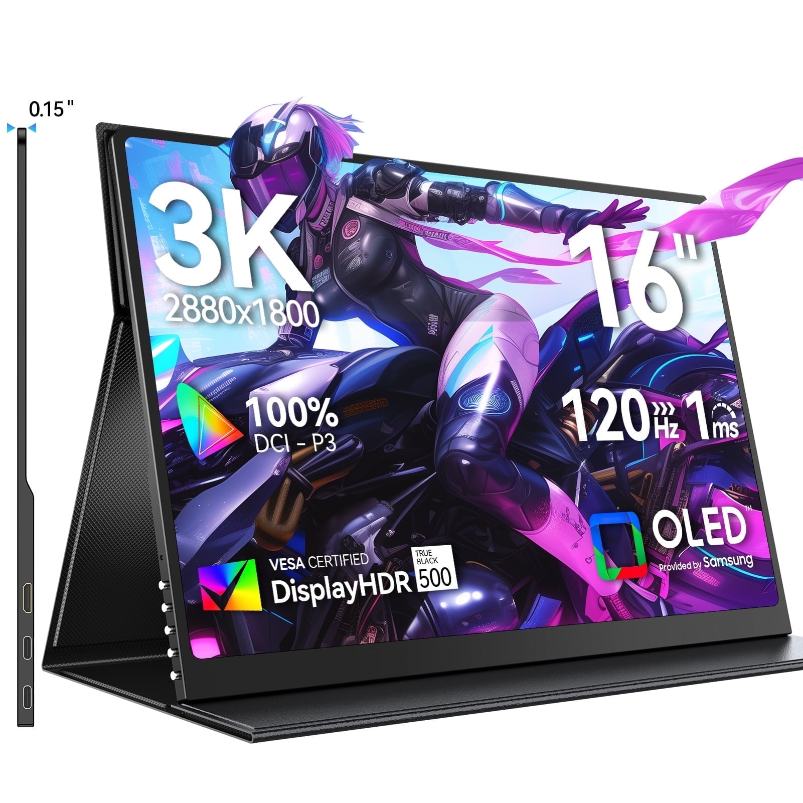 Hori Portable Gaming Monitor 15.6 inches for PlayStation 4