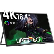 UPERFECT Portable Monitor 4K 18.4 inch, 3840*2160 External Second Monitor for Laptop Mac Switch Phone - BE184CU