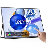 UPERFECT 23.8 Portable Touchscreen Monitor 120HZ 1080P GHD Computer Monitor Freestanding W/ HDMI USB-C, Ultra-Slim Portable Monitor for Laptop - UMAX 23