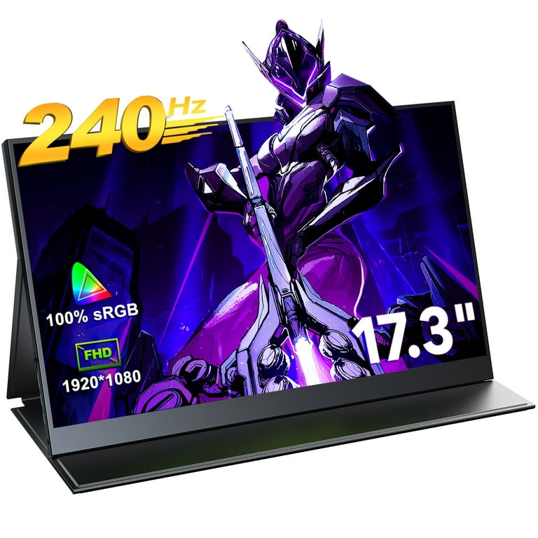 Portable Gaming Monitor 240hz 17.3 Inch for FPS Games, PS5, Xbox – Intehill